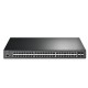 tp-link TL-SG3452P 52-Port JetStream Gigabit L2/L2+ Managed Switch with 48-Port PoE+ ( IEEE 802.3af/at) 384 W PoE Budget, + 4  Gigabit SFP Slots,  VLAN, DHCP Snooping, Omada Controller Support, Rack-Mountable Steel Case