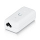 UBiQUiTi U-POE PoE Injector 802.3af (15.4W), 48VDC 0.32A, Gigabit 10/100/1000 Mbps, Design for connecting APs, IP Cameras, VoIP phone