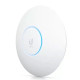 Ubiquiti U6-Enterprise (UniFi 6 Enterprise) 10.0Gbps High-Performance Ceiling, Wall Access Point, WiFi-6E 4x4 MIMO 5/6 GHz, 1x 2.5G Ethernet Port, 802.3at PoE Support (PoE Not Included)