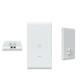Ubiquiti U6-Mesh-Pro (UniFi U6 Mesh Pro) Indoor/Outdoor (IPX6), 4 Spatial Streams WiFi 6 (AX) 5 GHz (2.4Gbps), 2.4 GHz (573.5Mbps), Antenna gain 8 dBi, 48V, 0.5A PoE adapter (Included)