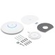 Ubiquiti UniFi U6+ (U6-Plus) +  POE-24-12W-G-WH Wi-Fi 6 (802.11ax) Access Point Dual-Band 3.0 Gbps Aggregate Throughput Rate, Power 23dBm, 802.3af PoE; 48V PoE Support PoE injector included)
