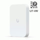 Ubiquiti U7-IW (UniFi 7 In-Wall) Wall Mount Wi-Fi 7 Dual Band Access Point Speed 4.98 Gbps, 3 x 2.5 GbE RJ45 ports, PoE+ Support (PoE not included)