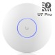 Ubiquiti U7-Pro (UniFi 7 Pro) 8.7Gbps. Tri-Radio 2.4,5,6GHz, 6 spatial streams WiFi7 ac/ax/be, Ceiling Indoor Access Point, 1 x 2.5 GbE RJ-45 Port PoE+ Support (PoE Not Included)