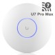 Ubiquiti U7-Pro-Max (UniFi U7 Pro Max) WiFi 7 AP with 8 spatial streams, 6 GHz support, Tri-Radio 2.4,5,6 GHz, Ceiling Indoor Access Point, 1 x 2.5 GbE RJ-45 Port PoE+ Support (PoE Not Included)