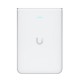 Ubiquiti U7-Pro-Wall (UniFi U7 Pro Wall) Wall WiFi 7 AP In-Wall WiFi 7 AP with 6Tri-Radio 2.4,5,6GHz, WiFi 6/6E, WiFi 7 802.11a/b/g/n/ac/ax/be Indoor Access Point Speed 10.7 Gbps, 1/2.5 GbE RJ-45 Port POE+, 802.3af PoE Support (PoE Not Included)