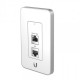 Ubiquiti UAP-IW UniFi AP IN-WALL 802.11n Speed 150Mbps, Single-Band 2.4GHz, Power 17dBm, 802.3af PoE Supported