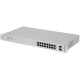 Ubiquiti US-16-150W UniFi Switch PoE 16-Port Gigabit Managed 802.3af/at PoE+ or 24V passive PoE, 2-Port SFP Enclosure SGCC Steel, Rack mount 1U