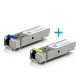 UBiQUiTi UF-SM-1G-S 1.25G SFP BiDi Transceiver Wavelength 1550/1310nm  Single LC Connector, 3 Km. Single-Mode (2-Pack)