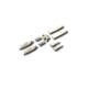 Link UF-0002D  LC Duplex Multimode, Lvory, Zirconia Fiber Optic Connector, Beige Boot 0.9 mm, 3.0 mm diameter Cable