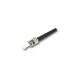 Link UF-0004  ST Multimode, Zirconia Fiber Optic Connector, Black Boot 0.9 mm, 3.0 mm diameter Cable