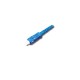 Link UF-0005SM  SC Simplex Singlemode, Zirconia Connector, Blue Boot 0.9mm, 3.0 mm diameter Cable