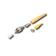 Link UF-0008SM  FC Singlemode, Zirconia Fiber Optic Connector, Boot Yellow 0.9 mm, 3.0 mm diameter Cabel
