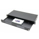 Link UF-2010 Fiber Optic Distribution Unit (FDU) 6-24F (2 Snap-In) Rack Mount Slide, 1U Depth 19 cm. Unload
