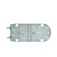 Link UF-3061A Spare Splice Tray 12 Fiber used for Dome Closure (Vertical), Plastic