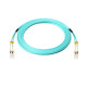 Link UFP322D31-03 Fiber Optic LC-LC Patch Cord OM4, Duplex Multi-mode, (3.0 mm Jacket)/UPC-UPC, Lengths 3 m. 