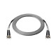 Link UFP544D21-03 Fiber Optic ST-ST Patch Cord OM2, Duplex Multi-mode, (2.0 mm Jacket)/UPC-UPC, Lengths 3 m.