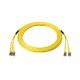 Link UFP944D31-03 Fiber Optic ST-ST Patch Cord OS2, Duplex Single-mode, (3.0 mm Jacket)/UPC-UPC, Lengths 3 m. 