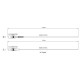 Link UFP960S32-1.5 SC Pigtail Fiber Optic, SM/OS2 Simplex, (3.0 mm Jacket)/APC, Length 1.5 m.