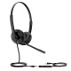 Yealink Wired Headset UH34 SE Dual Teams, Leather Ear Cushions, Noise-Canceling Microphone, USB-A 2.0, wired headset, plug and play