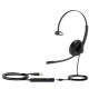 Yealink UH34 SE Mono Teams Wired Headset Leather ear cushion, USB-A,  plug and play, Noise-Canceling microphone, Teams, Lightly Used