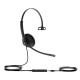 Yealink UH34 SE Mono Teams Wired Headset Leather ear cushion, USB-A,  plug and play, Noise-Canceling microphone, Teams, Lightly Used