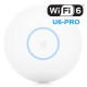 Ubiquiti U6-Pro (UniFi 6 Pro) High-Performance Access Point, Dual-Band WiFi 6 4x4 MIMO with 160 MHz, 5.3Gbps, 802.3at PoE Support; 48V PoE Adapter (Not Included)