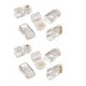 Link US-1001 CAT 5E RJ45 High Performance (HP) Plug, Unshield (10 Each/Pkg)
