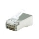 Link US-1004 Shield CAT 6 RJ45 Plug 2 Layer 600 MHz With Pre-Insert bar