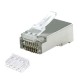 Link US-1004 Shield CAT 6 RJ45 Plug 2 Layer 600 MHz With Pre-Insert bar