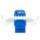 Link US-1005STF CAT 5E RJ45 Blue Modular Jack, Slim Tool Free