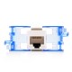 Link US-1006STF CAT 6 RJ45 Modular Jack Unshield, Slim Tool Free, White Color