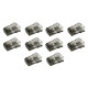 Link US-1062A-X CAT6 New RJ45 Crystal Plug, Transparent X=2Red/3Green/4Blue/5Yellow/6Black (10 Pcs/Pkg.)