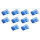 Link US-1062A-X CAT6 New RJ45 Crystal Plug, Transparent X=2Red/3Green/4Blue/5Yellow/6Black (10 Pcs/Pkg.)