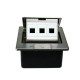 Link US-2030 RJ45 POP-UP Stainless 1-3 Port w/Damping (Blank)