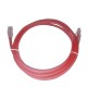 LINK US-5105LZ-2 LSZH RJ45 Patch Cord Cat6 UTP, Length 5M., Red
