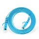 Link US-5142-8 CAT 6 Flat Patch Cord Cable 2 M (Light Blue)