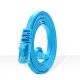 Link US-5142-8 CAT 6 Flat Patch Cord Cable 2 M (Light Blue)