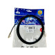 Link US-5143SS-6 Unshield CAT 6 Small O.D RJ45 UTP Patch Cord, 600 MHz, Black,  Length 3 M.