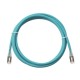 Link US-5201SLZ-9 Shield CAT 6A RJ45 - RJ45 PATCH CORD 1 M., XG, LSZH Aqua Blue