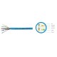 Link US-9106A-1 CAT6 UTP (250 MHz) w/Cross Filler, 24 AWG, CM Blue 100 M./Easy Box
