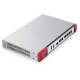 Zyxel USG FLEX 200 Firewall throughput 1,800 Mbps, เชื่อมต่อผ่าน VPN ได้พร้อมกันสูงสุด 100 users, มีพอร์ต 4 x LAN/DMZ, 2 x WAN, 1 x SFP