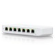 Ubiquiti USW-Ultra-60W (52W) Compact Layer 2, 8-port GbE PoE Switch with Versatile Mounting Options., 7 Port GbE PoE+ output + 1 GbE port with optional PoE++ input