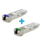 Link Set UT-9113WDHP-40+UT-9114WDHP-40 SFP BIDI Transceivers Single Fiber, Single-Mode (SM), 1310/1550, 40 Km.